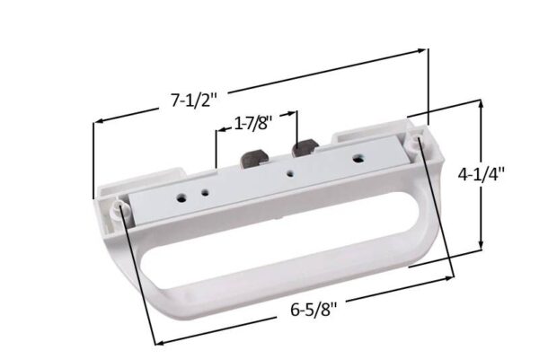 Double patio door handle right hand whr - Image 2