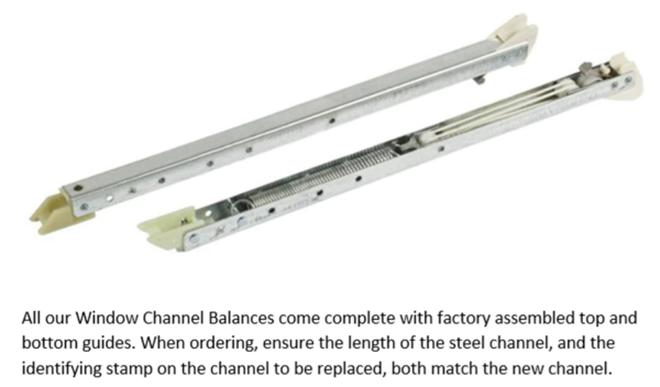 17" window channel balance