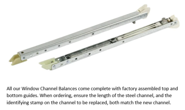 18" window channel balance