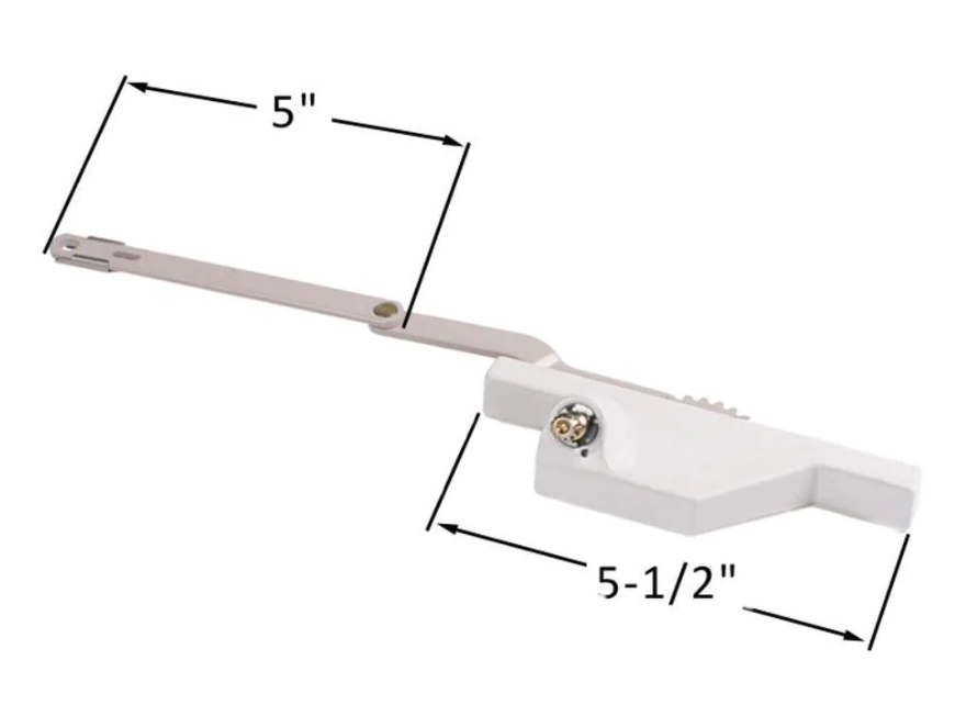 Operador Para Janela Prime-Line TH 23092 - Mão Direita Branco