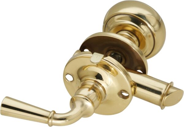 Brass storm door mortisre lock